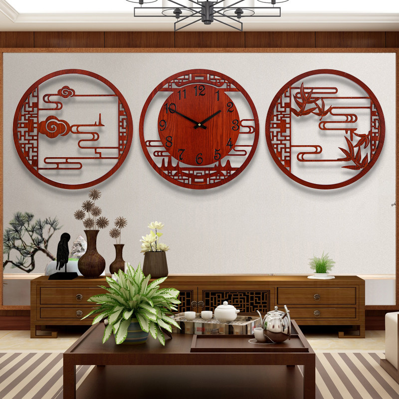 Luxury Lifestyle Aesthetic - Jam Dinding Mewah Seni Mural Bulat