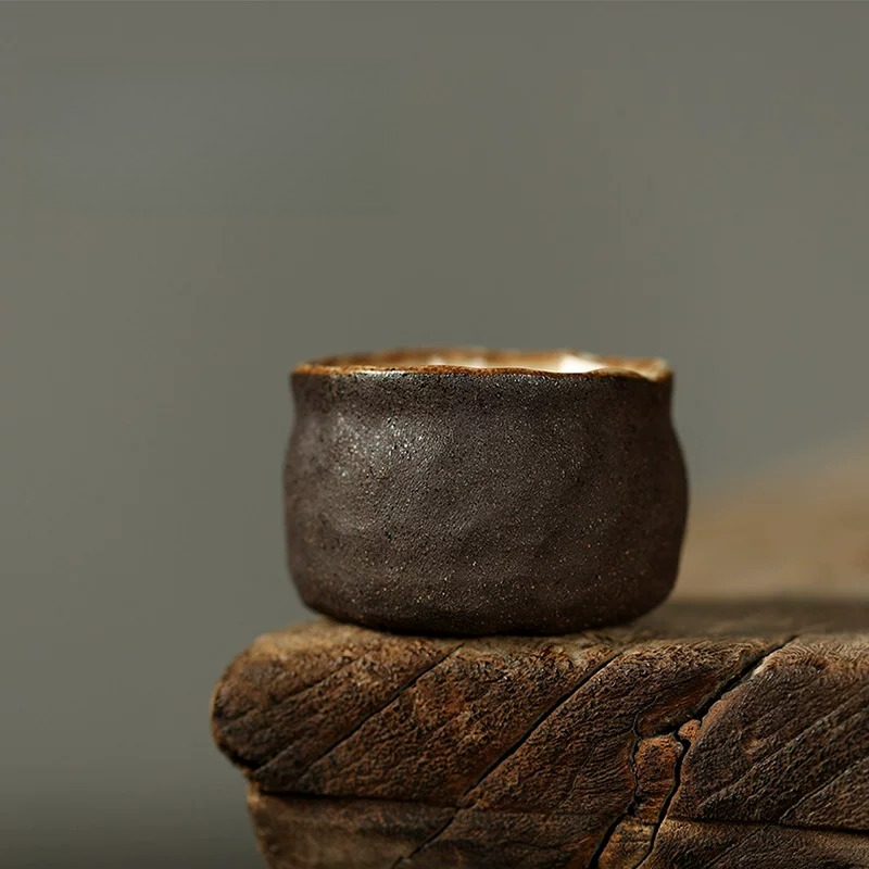 Handmade Ceramic Mug - Cangkir Teh Keramik Kasar Wabi Sabi