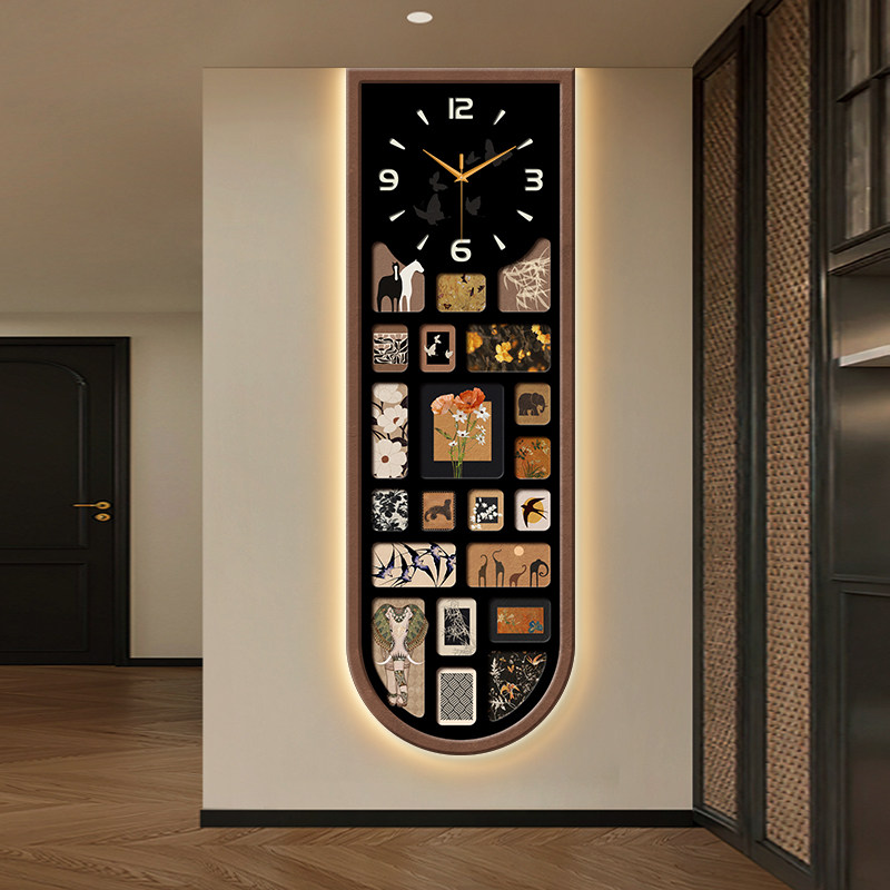 Luxury Lifestyle Aesthetic - Jam Dinding Keamanan Vertikal Jam Dinding