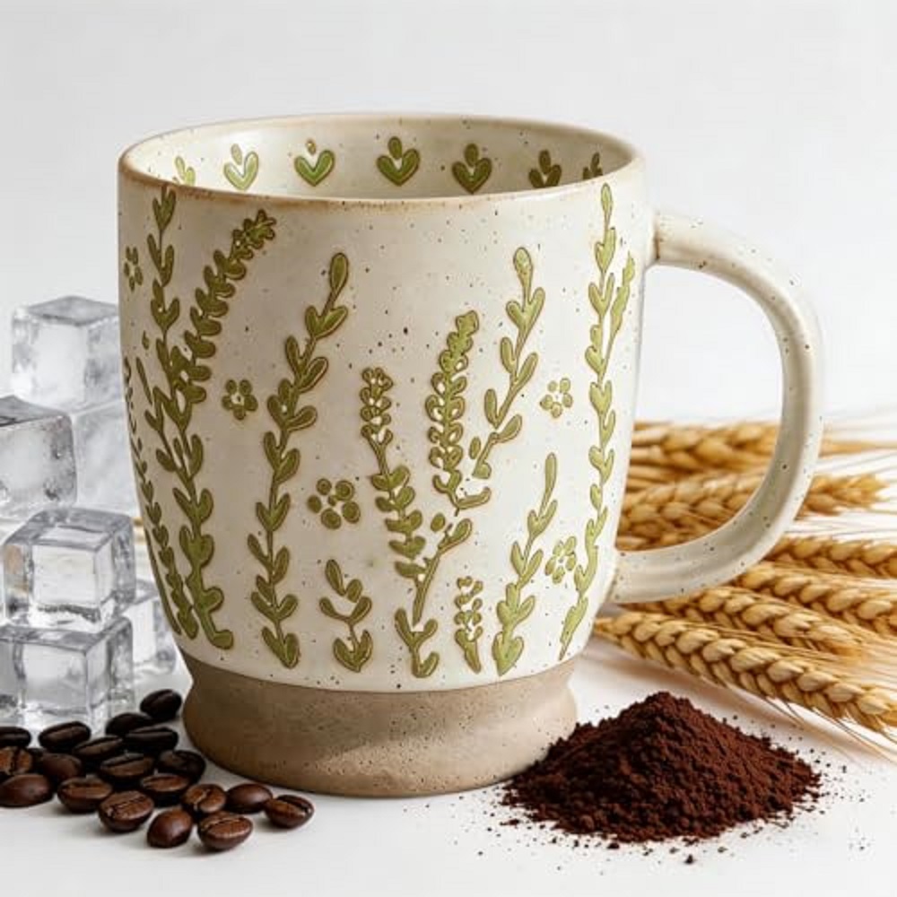 Handmade Ceramic Mug - Mug Kopi 18 oz Hadiah untuk