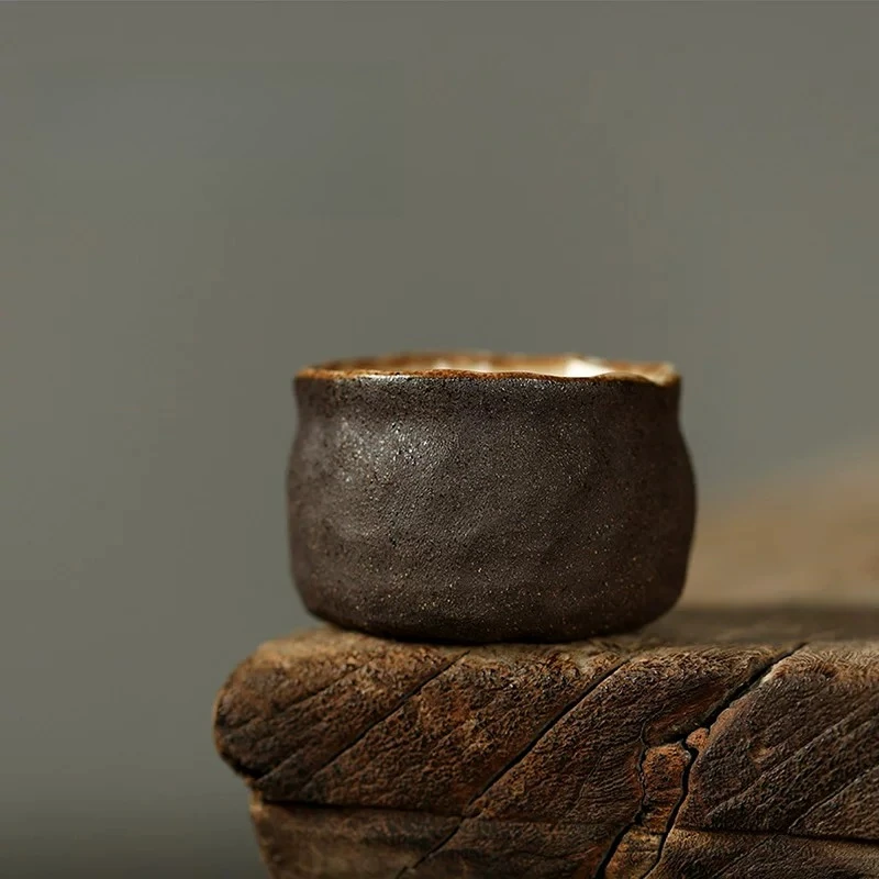 Handmade Ceramic Mug - Cangkir Teh Keramik Kasar Wabi Sabi