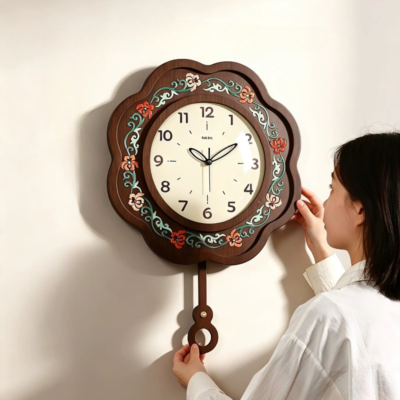Jam Dinding Vintage Gaya Cina  - Luxury Lifestyle Aesthetic ulasan dan harga