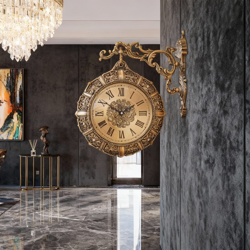 Jam Dinding Ruang Tamu Retro N - Luxury Lifestyle Aesthetic ulasan dan harga