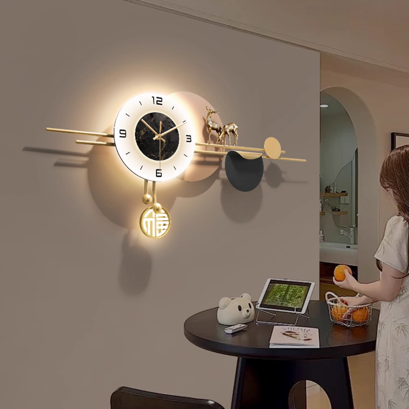 Jam Dinding Interior Mewah Rin - Luxury Lifestyle Aesthetic ulasan dan harga