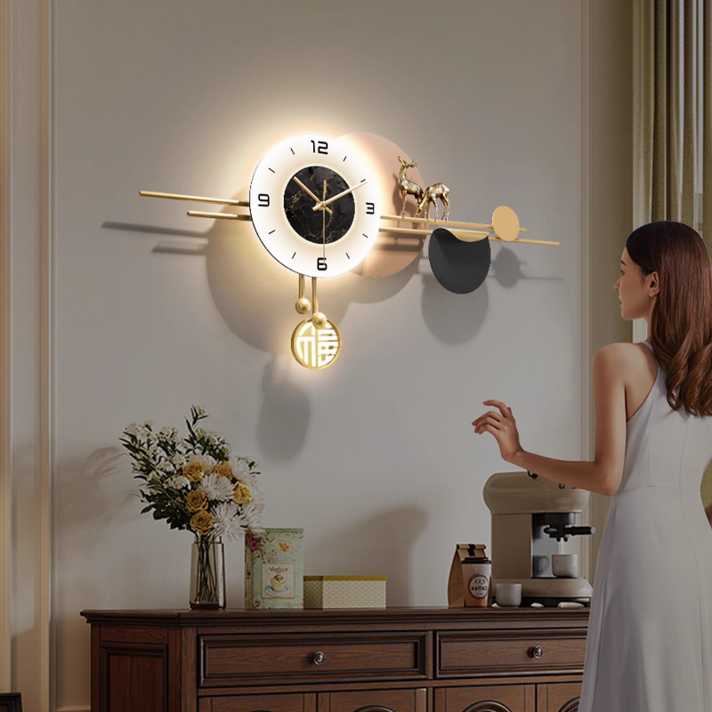 Jam Dinding Interior Mewah Rin - Luxury Lifestyle Aesthetic ulasan dan harga
