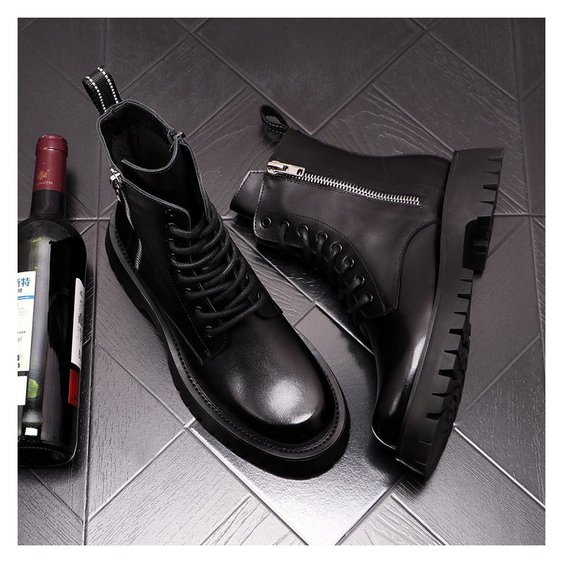Sepatu Bot Kulit Asli Pria Mew - Luxury Lifestyle Store ulasan dan harga