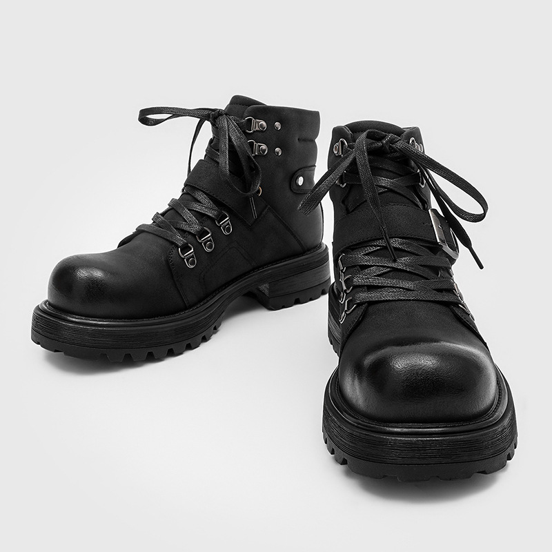 Sepatu Bot Kulit Pria Bermerek - Luxury Lifestyle Store ulasan dan harga