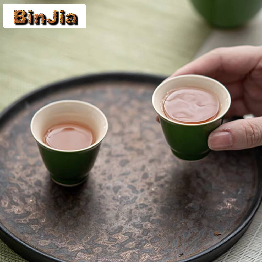 2pc/set Cangkir Hijau Kehitama - Handmade Ceramic Mug ulasan dan harga