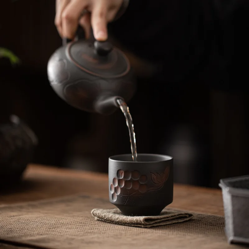 Cangkir Teh Keramik Ungu Jians - Handmade Ceramic Mug ulasan dan harga