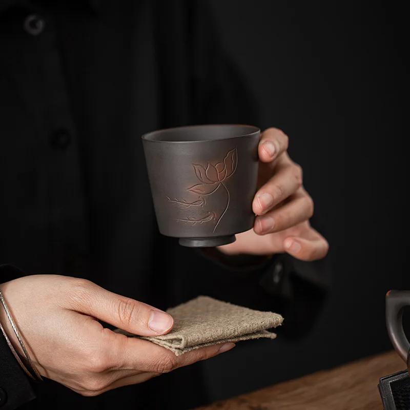 Cangkir Teh Keramik Ungu Jians - Handmade Ceramic Mug ulasan dan harga